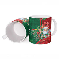 Hawaii Christmas Ceramic Mug Mele Kalikimaka Funny Hawaiian Santa DT05 - Polynesian Pride