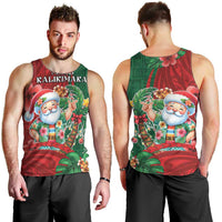 Hawaii Christmas Men Tank Top Mele Kalikimaka Funny Hawaiian Santa - Polynesian Pride