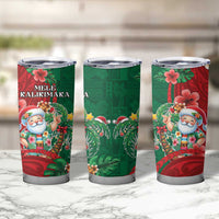 Hawaii Christmas Tumbler Cup Mele Kalikimaka Funny Hawaiian Santa DT05 - Polynesian Pride