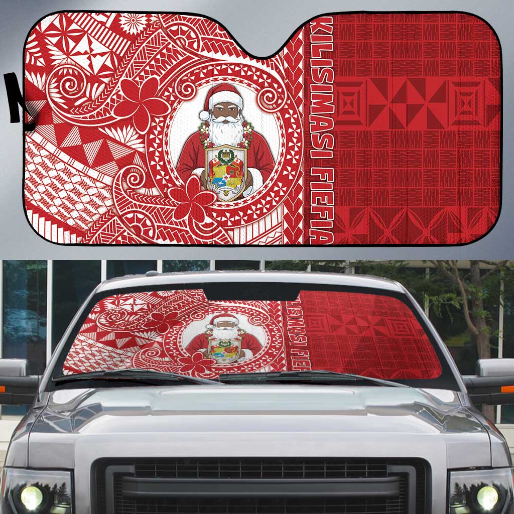 Tonga Christmas Auto Sun Shade Kilisimasi Fiefia - Polynesian Pride