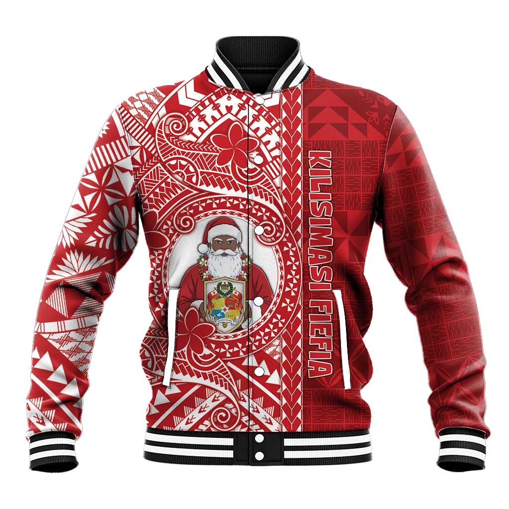 Tonga Christmas Baseball Jacket Kilisimasi Fiefia - Polynesian Pride