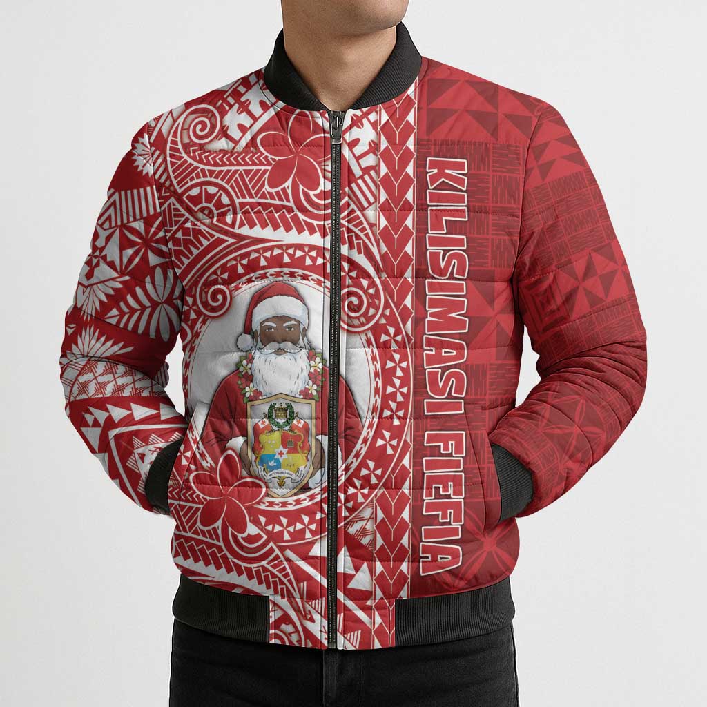 Tonga Christmas Bomber Puffer Jacket Kilisimasi Fiefia - Polynesian Pride