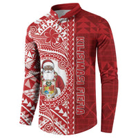 Tonga Christmas Button Sweatshirt Kilisimasi Fiefia - Polynesian Pride