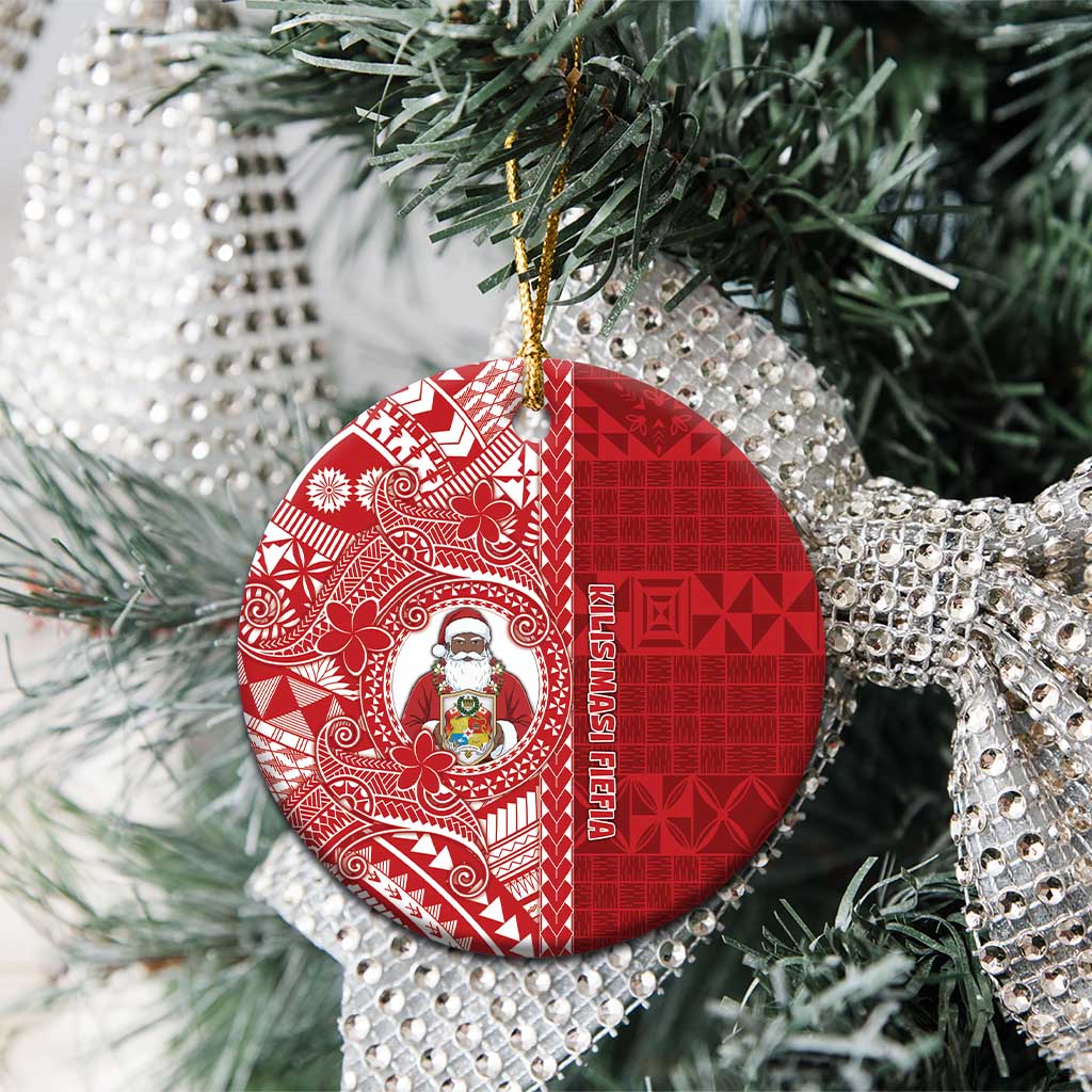Tonga Christmas Ceramic Ornament Kilisimasi Fiefia - Polynesian Pride
