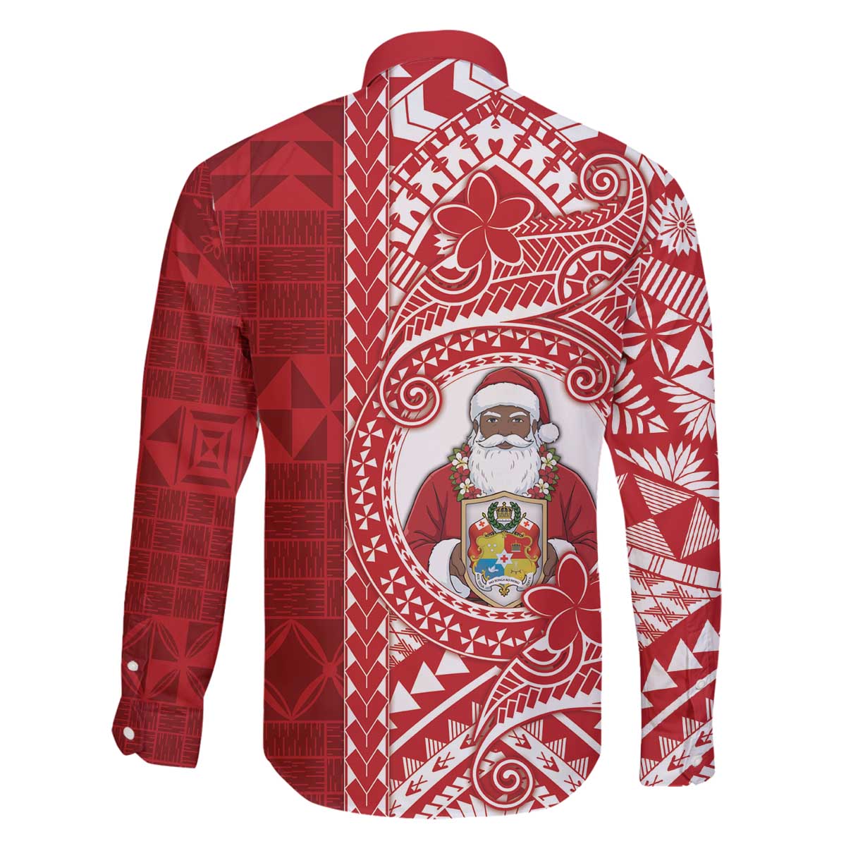 Tonga Christmas Family Matching Off The Shoulder Long Sleeve Dress and Hawaiian Shirt Kilisimasi Fiefia - Polynesian Pride