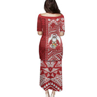 Tonga Christmas Family Matching Puletasi and Hawaiian Shirt Kilisimasi Fiefia - Polynesian Pride