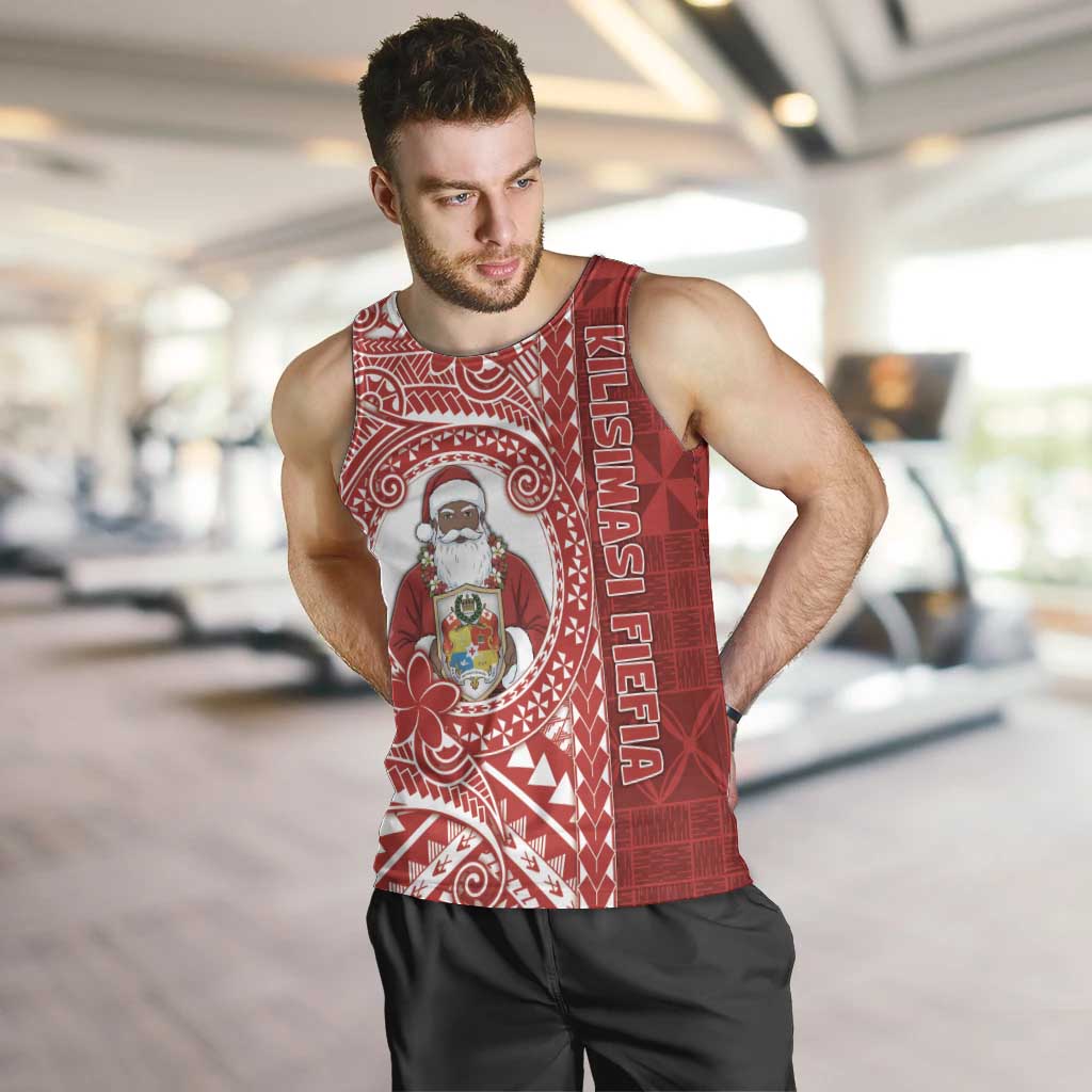 Tonga Christmas Men Tank Top Kilisimasi Fiefia - Polynesian Pride