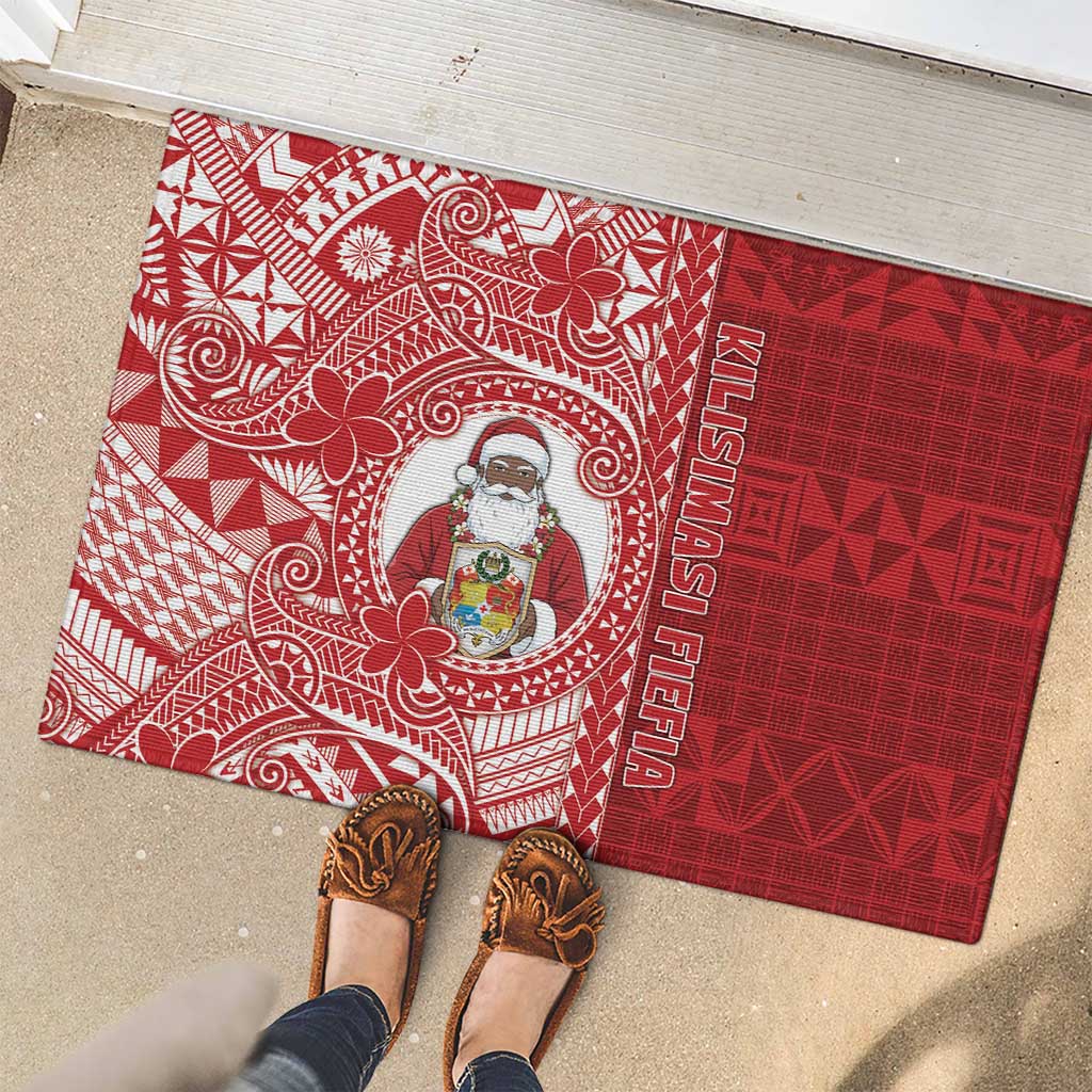 Tonga Christmas Rubber Doormat Kilisimasi Fiefia - Polynesian Pride