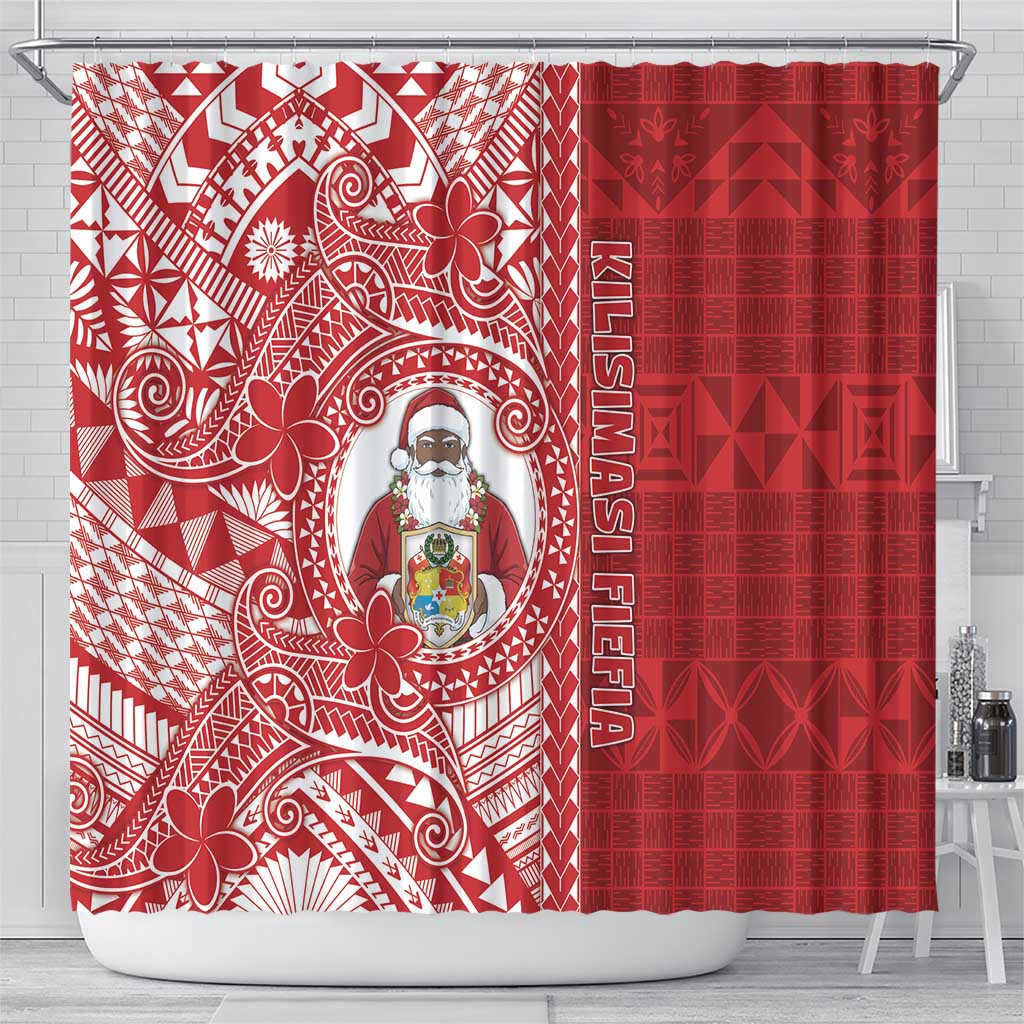 Tonga Christmas Shower Curtain Kilisimasi Fiefia - Polynesian Pride