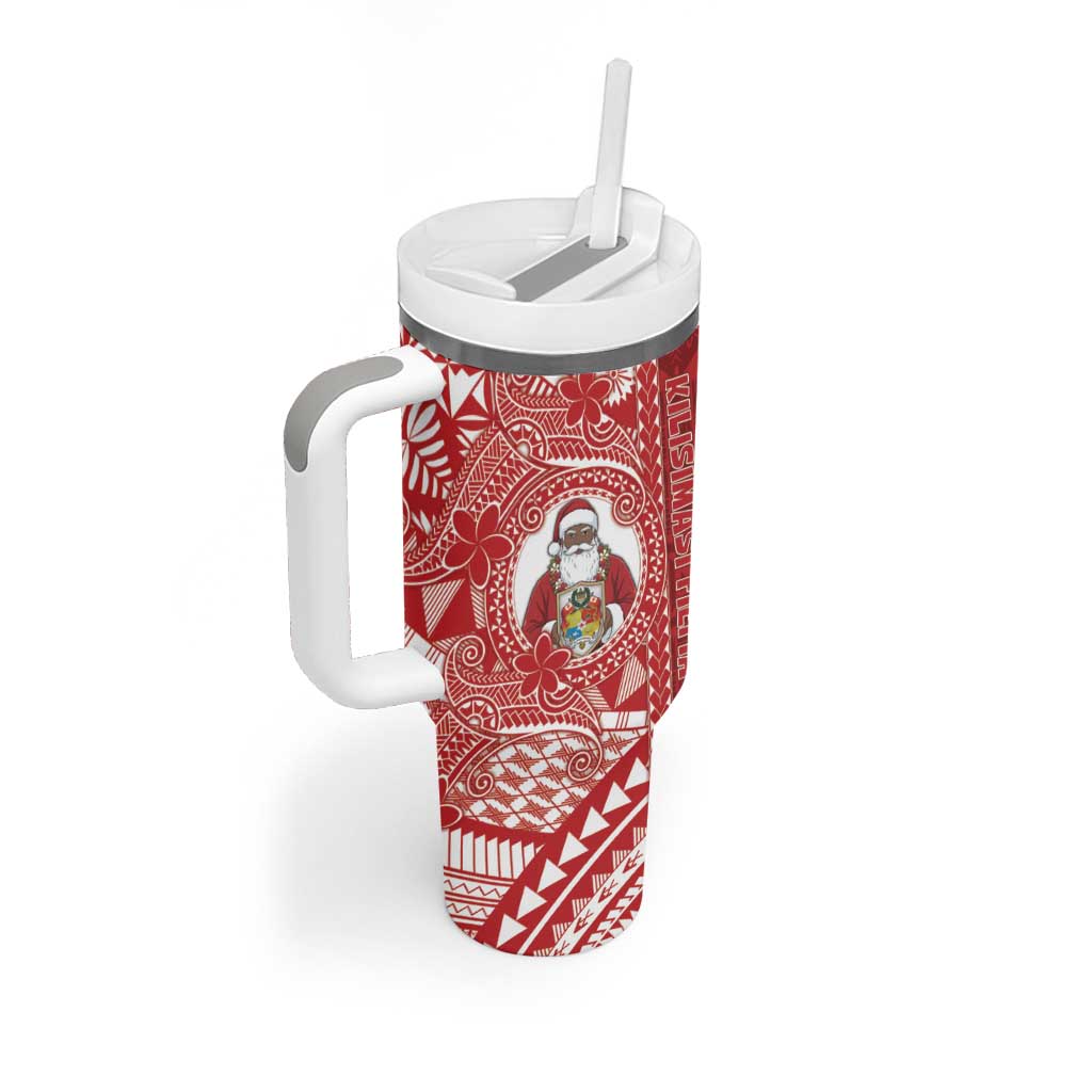 Tonga Christmas Tumbler With Handle Kilisimasi Fiefia - Polynesian Pride