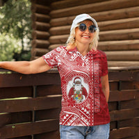 Tonga Christmas Women Polo Shirt Kilisimasi Fiefia - Polynesian Pride