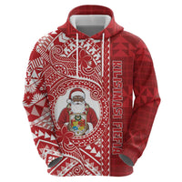 Tonga Christmas Zip Hoodie Kilisimasi Fiefia - Polynesian Pride