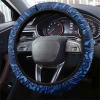 New Zealand Christmas Steering Wheel Cover Santa Kiwi Bird With Pohutukawa Flowers DT05 - Polynesian Pride
