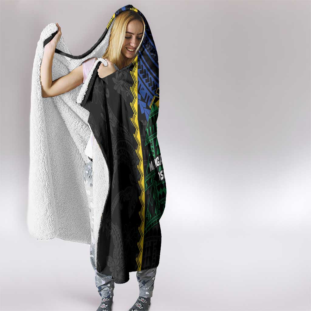 Philippines Christmas Hooded Blanket Xmas Tree Filipino Tribal Patterns - Polynesian Pride