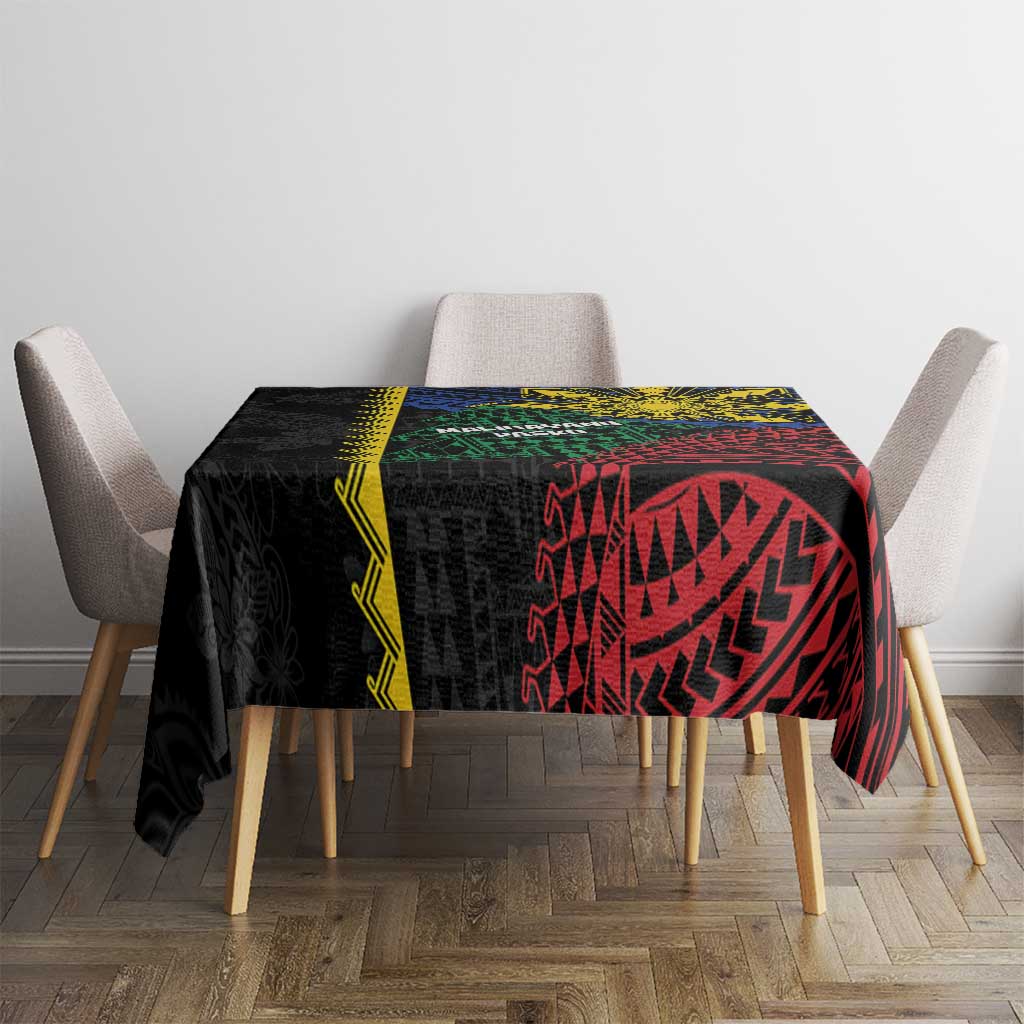 Philippines Christmas Tablecloth Xmas Tree Filipino Tribal Patterns - Polynesian Pride