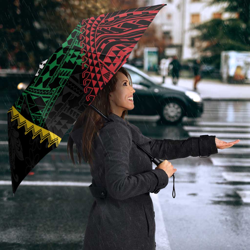 Philippines Christmas Umbrella Xmas Tree Filipino Tribal Patterns - Polynesian Pride