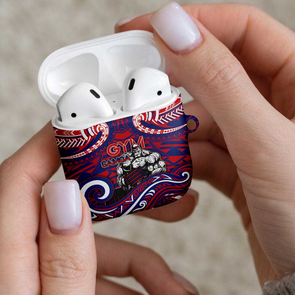 Samoa Gym AirPods Case Muscle Samoan Tribal Waves - Polynesian Pride