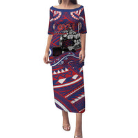 Personalised Samoa Gym Puletasi Muscle Samoan Tribal Waves - Polynesian Pride