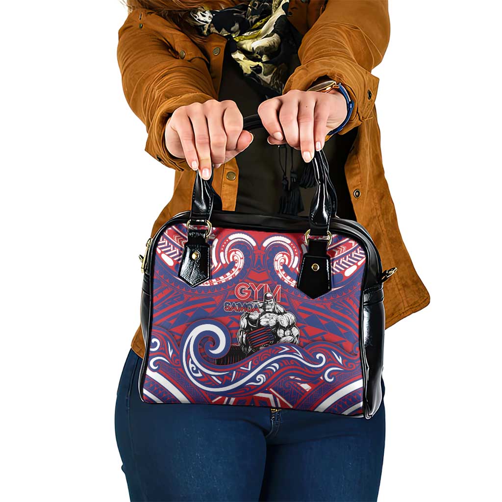 Samoa Gym Shoulder Handbag Muscle Samoan Tribal Waves - Polynesian Pride
