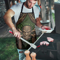 Hawaii Tiki Pirates Apron Kakau Pattern Polynesian Style