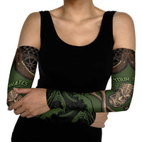 Personalised Hawaii Tiki Pirates Arm Sleeves Kakau Pattern Polynesian Style