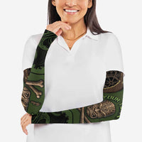 Personalised Hawaii Tiki Pirates Arm Sleeves Kakau Pattern Polynesian Style