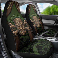 Hawaii Tiki Pirates Car Seat Cover Kakau Pattern Polynesian Style