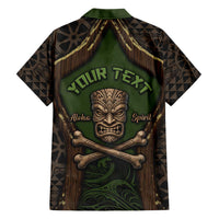Personalised Hawaii Tiki Pirates Hawaiian Shirt Kakau Pattern Polynesian Style