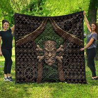 Hawaii Tiki Pirates Quilt Kakau Pattern Polynesian Style