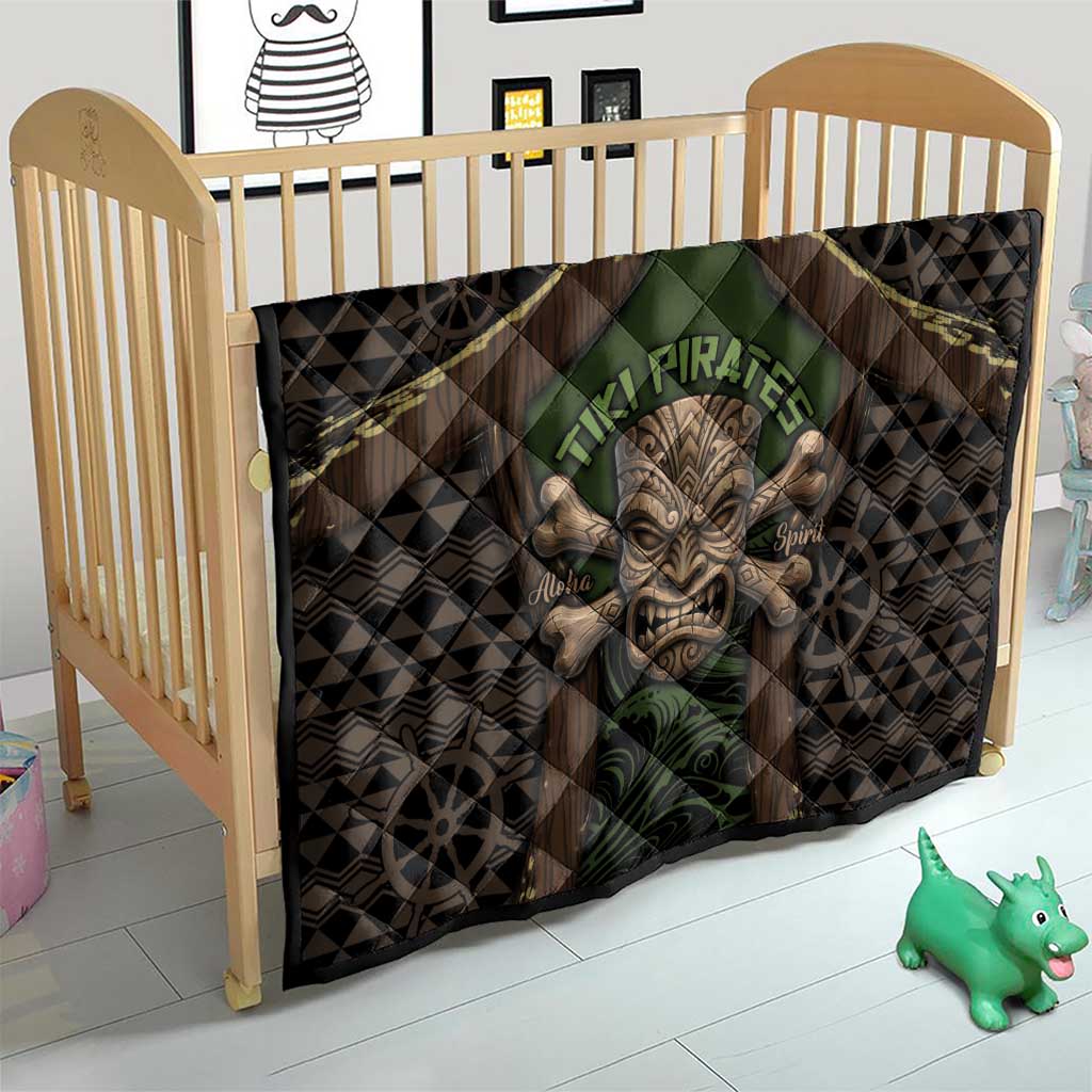 Hawaii Tiki Pirates Quilt Kakau Pattern Polynesian Style