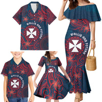 Personalised Wallis And Futuna Family Matching Mermaid Dress and Hawaiian Shirt Hibiscus Polynesian Tribal Pattern DT05 - Polynesian Pride