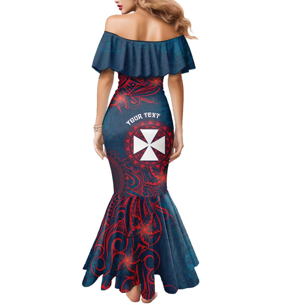 Personalised Wallis And Futuna Family Matching Mermaid Dress and Hawaiian Shirt Hibiscus Polynesian Tribal Pattern DT05 - Polynesian Pride