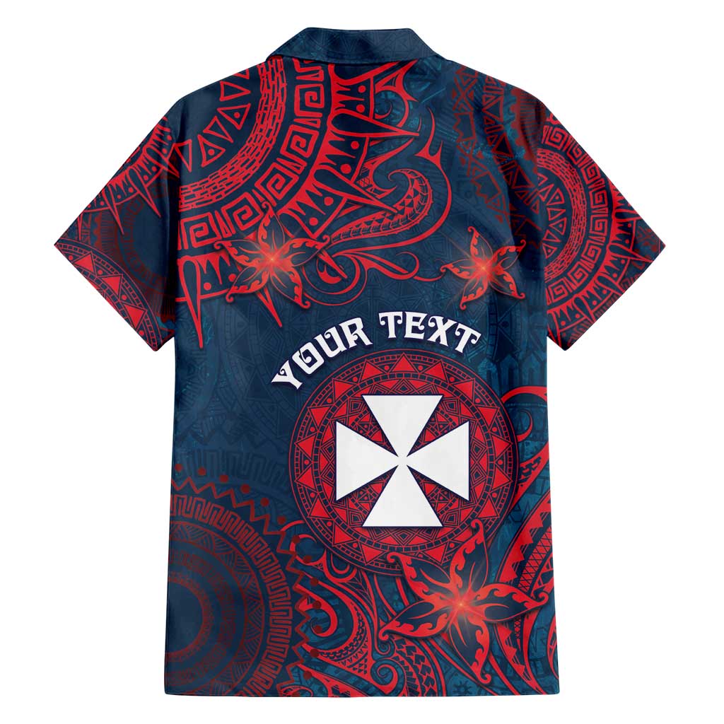 Personalised Wallis And Futuna Family Matching Off Shoulder Short Dress and Hawaiian Shirt Hibiscus Polynesian Tribal Pattern DT05 - Polynesian Pride