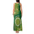 Personalised Cook Islands Tank Maxi Dress Hibiscus Polynesian Tribal Pattern