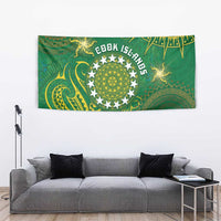 Cook Islands Tapestry Hibiscus Polynesian Tribal Pattern