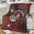 Easter Island Blanket Hibiscus Polynesian Tribal Pattern