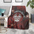 Easter Island Blanket Hibiscus Polynesian Tribal Pattern