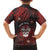 Personalised Easter Island Hawaiian Shirt Hibiscus Polynesian Tribal Pattern