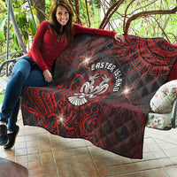 Easter Island Quilt Hibiscus Polynesian Tribal Pattern DT05 - Polynesian Pride