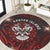 Easter Island Round Carpet Hibiscus Polynesian Tribal Pattern