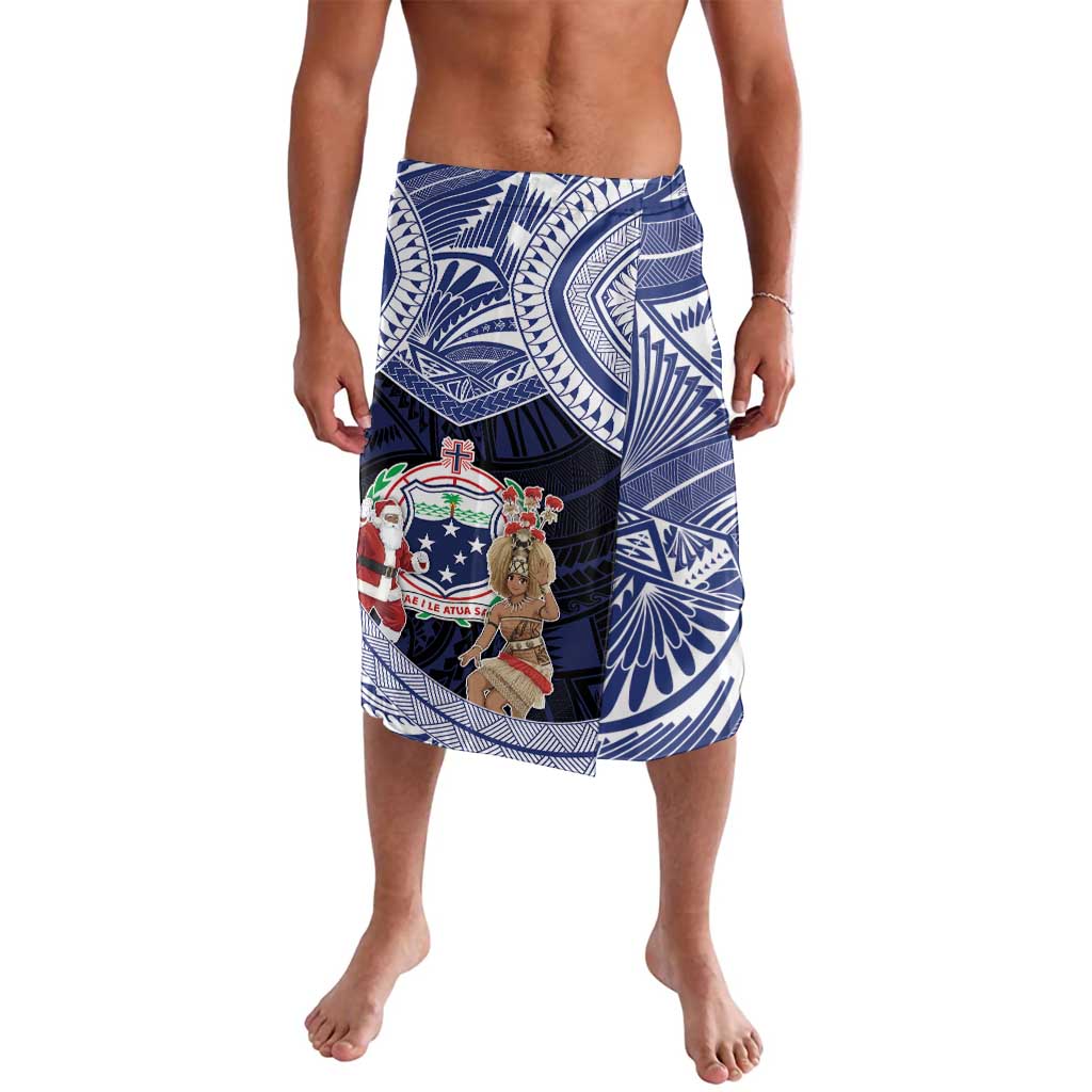 Samoa Christmas Lavalava Samoan Siva Dance With Santa - Polynesian Pride