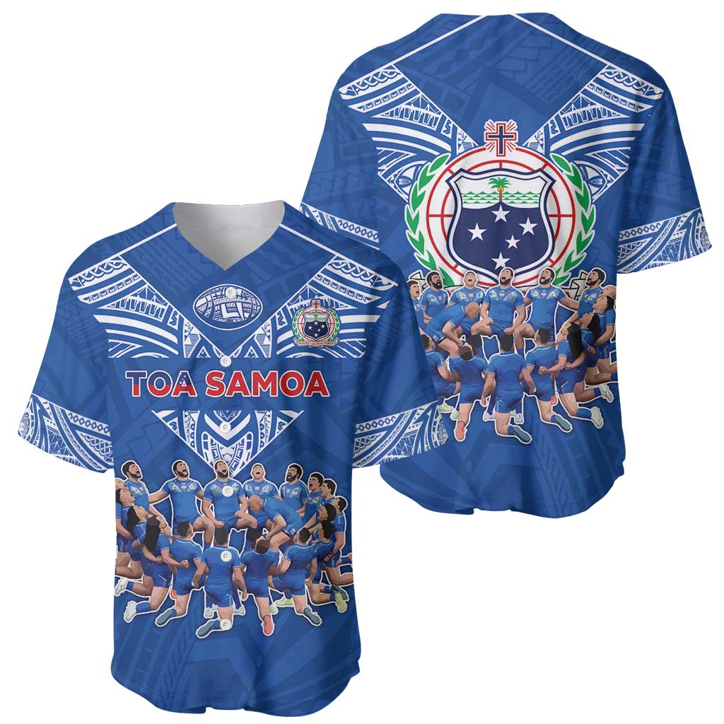 Toa Samoa Baseball Jersey Samoan Warrior Spirit Rugby - Polynesian Pride