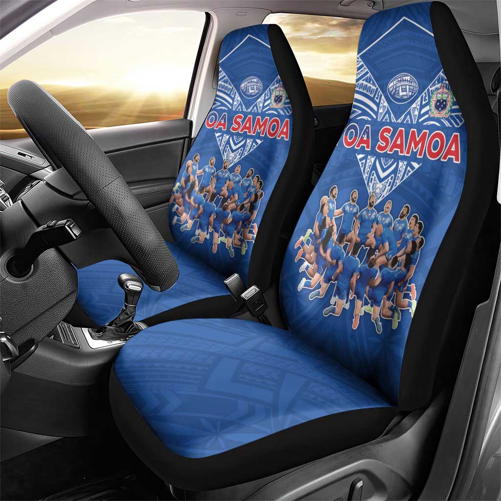 Toa Samoa Car Seat Cover Samoan Warrior Spirit Rugby - Polynesian Pride