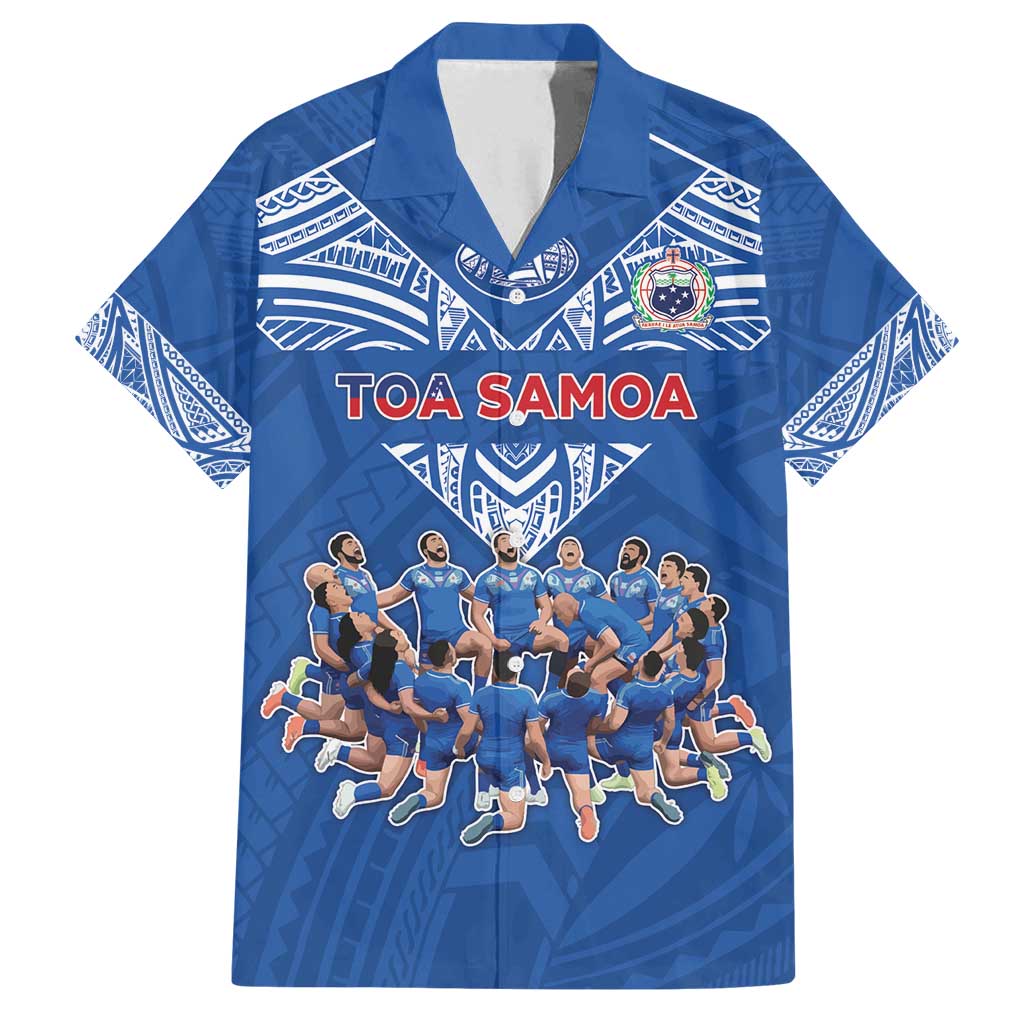 Toa Samoa Family Matching Tank Maxi Dress and Hawaiian Shirt Samoan Warrior Spirit Rugby - Polynesian Pride