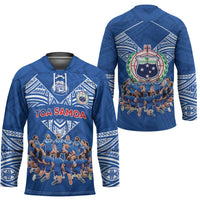 Toa Samoa Hockey Jersey Samoan Warrior Spirit Rugby - Polynesian Pride