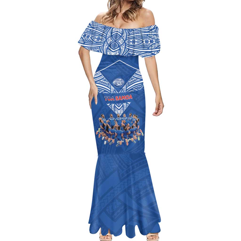 Toa Samoa Mermaid Dress Samoan Warrior Spirit Rugby - Polynesian Pride