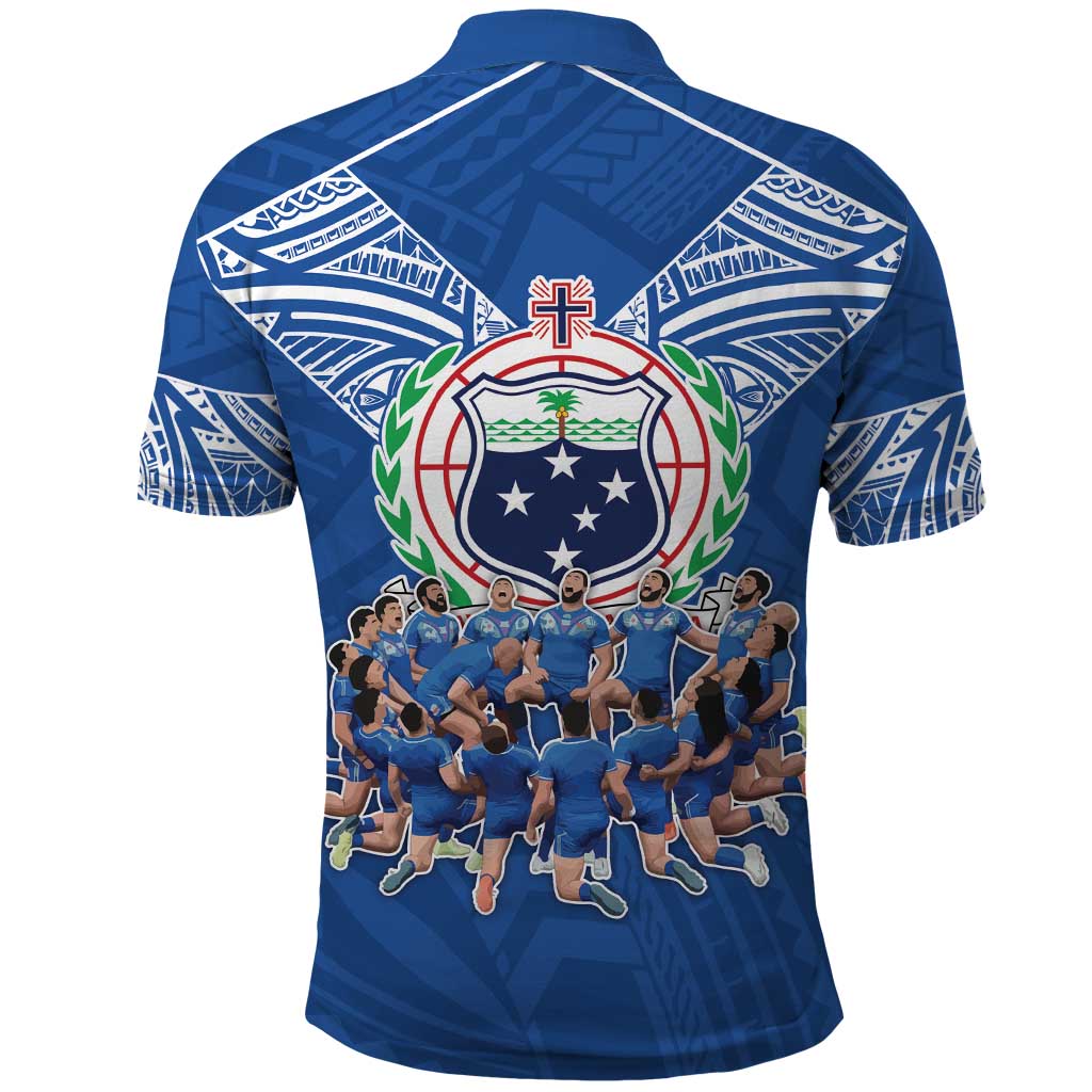 Toa Samoa Polo Shirt Samoan Warrior Spirit Rugby - Polynesian Pride