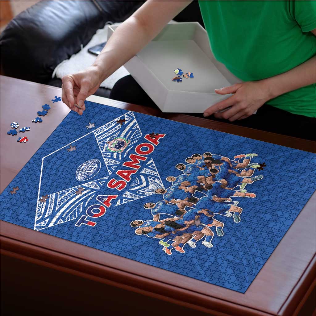 Toa Samoa Puzzle Samoan Warrior Spirit Rugby - Polynesian Pride