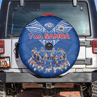 Toa Samoa Spare Tire Cover Samoan Warrior Spirit Rugby - Polynesian Pride