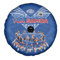 Toa Samoa Spare Tire Cover Samoan Warrior Spirit Rugby - Polynesian Pride